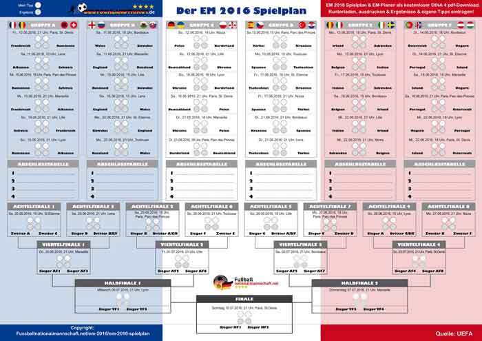 Den EM 2015 Spielplan als pdf jetzt runterladen!