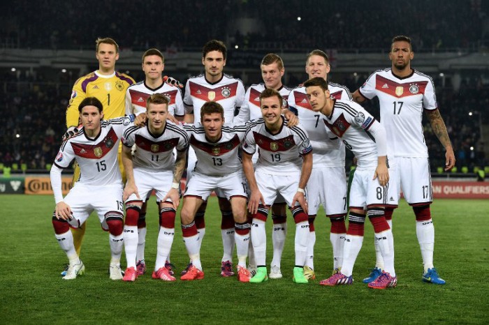 DFB Startaufstellung gegen Georgien (AFP Photo)