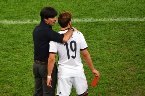 Joachim Löw & Mario Götze bei der WM 2014 (Foto AFP)