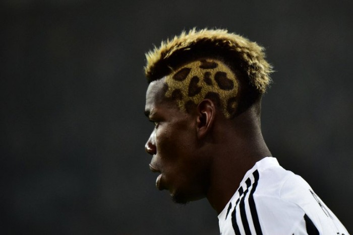 Juventus Turin Mittelfeldspieler Paul Pogba gegen den AS Rom im "Juventus Stadium" am 24. Januar 2016. / AFP / GIUSEPPE CACACE