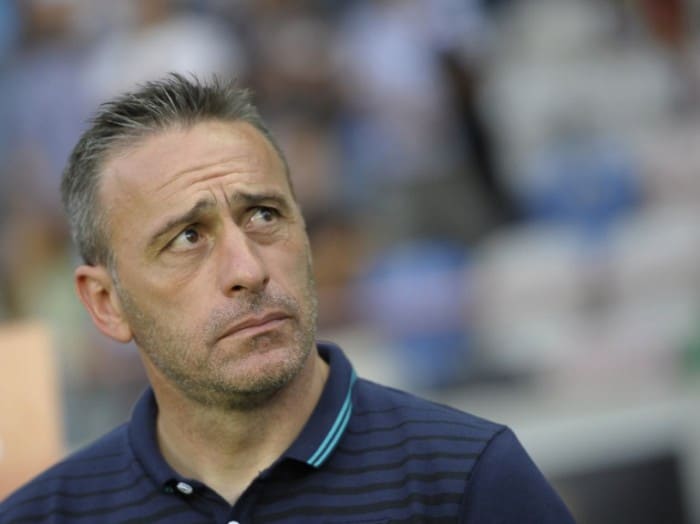 Portugal's Trainer Paulo Bento. AFP PHOTO/ MIGUEL RIOPA