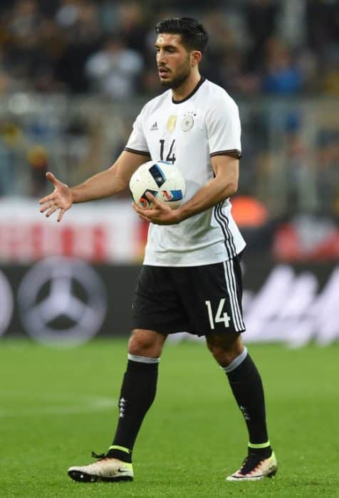 DFB-Spieler Emre Can im DFB Trikot bei der Fußball WM 2016 mit der Nummer 14. AFP / CHRISTOF STACHE