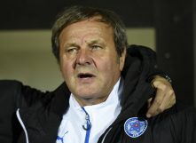 Jan Kozak: Nationaltrainer von Slowakei. AFP PHOTO / JOHN THYS