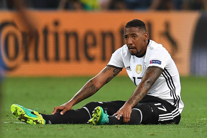 Boateng mit der 17 bei der Fußball EM 2016 in Frankreich. (Foto AFP)