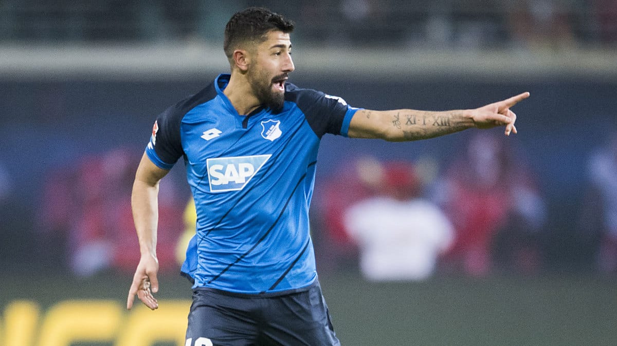 Hoffenheim´s Kerem Demirbayam 28. January 2017. / AFP PHOTO / ROBERT MICHAEL