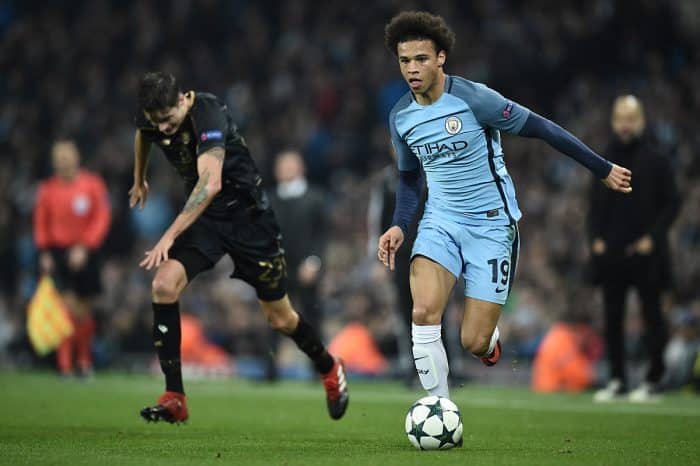 Leroy Sané von Manchester City - sein Marktwert beträgt nun schon 75 Mio. EUR! (Foto AFP)