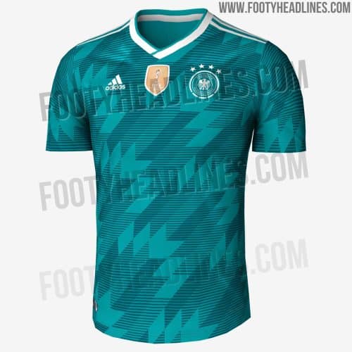 Das neue DFB Auswärts Trikot 2018 von adidas wird wieder grün sein.