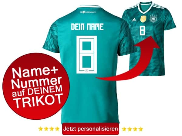 Das neue DFB Trikot 2018 mit den Rückennummern kaufen!