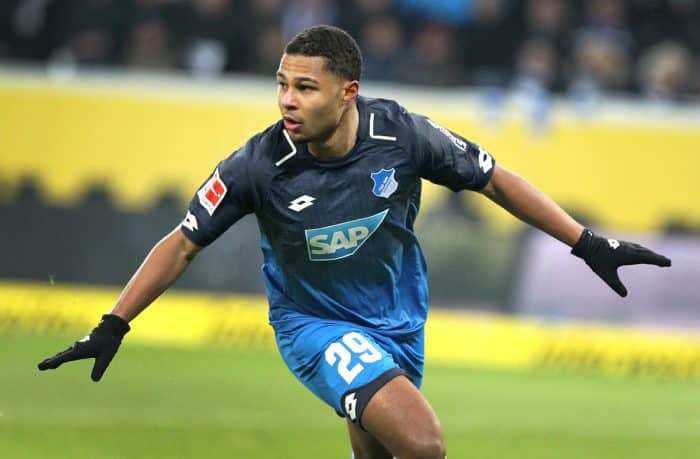 Serge Gnabry im 1899 hoffenheim Trikot 2018 (Foto AFP)