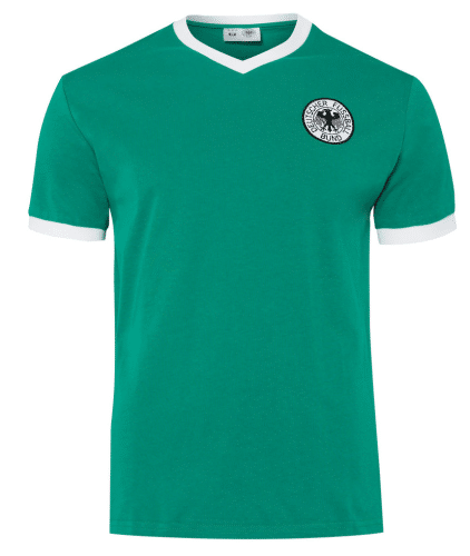 Das Deutschland Retrotrikot von 1974 in grün