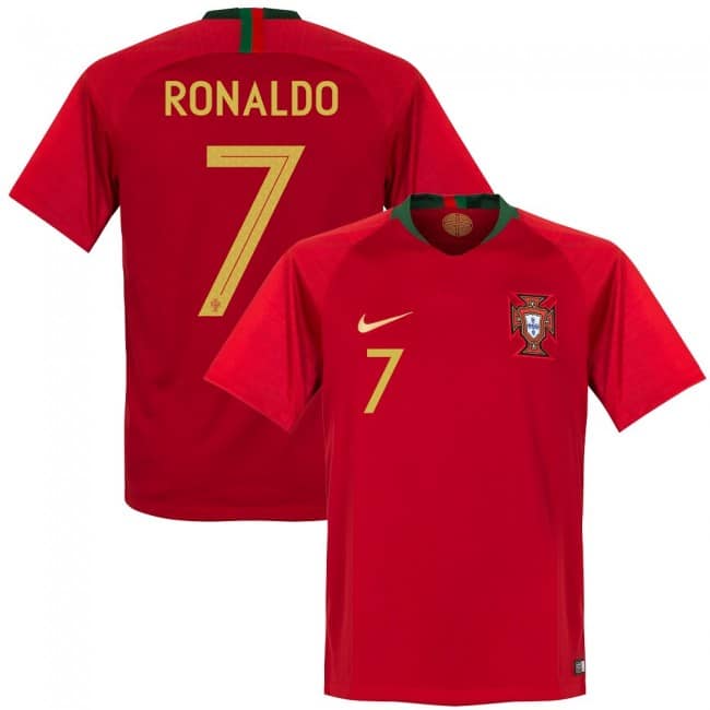 Das neue Christiano Ronaldo CR 7 Trikot von Portugal von nike 2018.