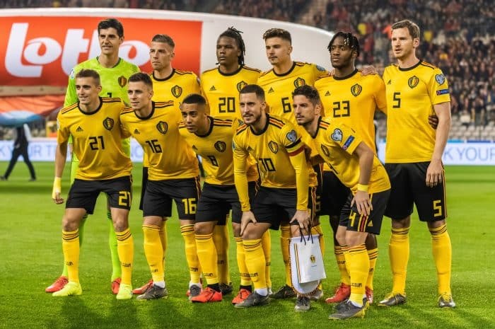 Die belgische Nationalmannschaft ist Favorit in der EM Endrundengruppe B (Foto Shutterstock)