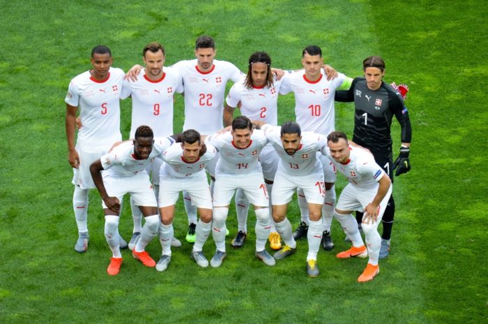 Die Schweizer Nati in der UEFA Nations League gegen Portugal im Juni 2019. (Foto Shutterstock)