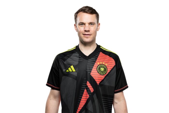Manuel Neuer im neuen DFB Torwarttrikot 2024 - Foto: Thomas Boecker/DFB