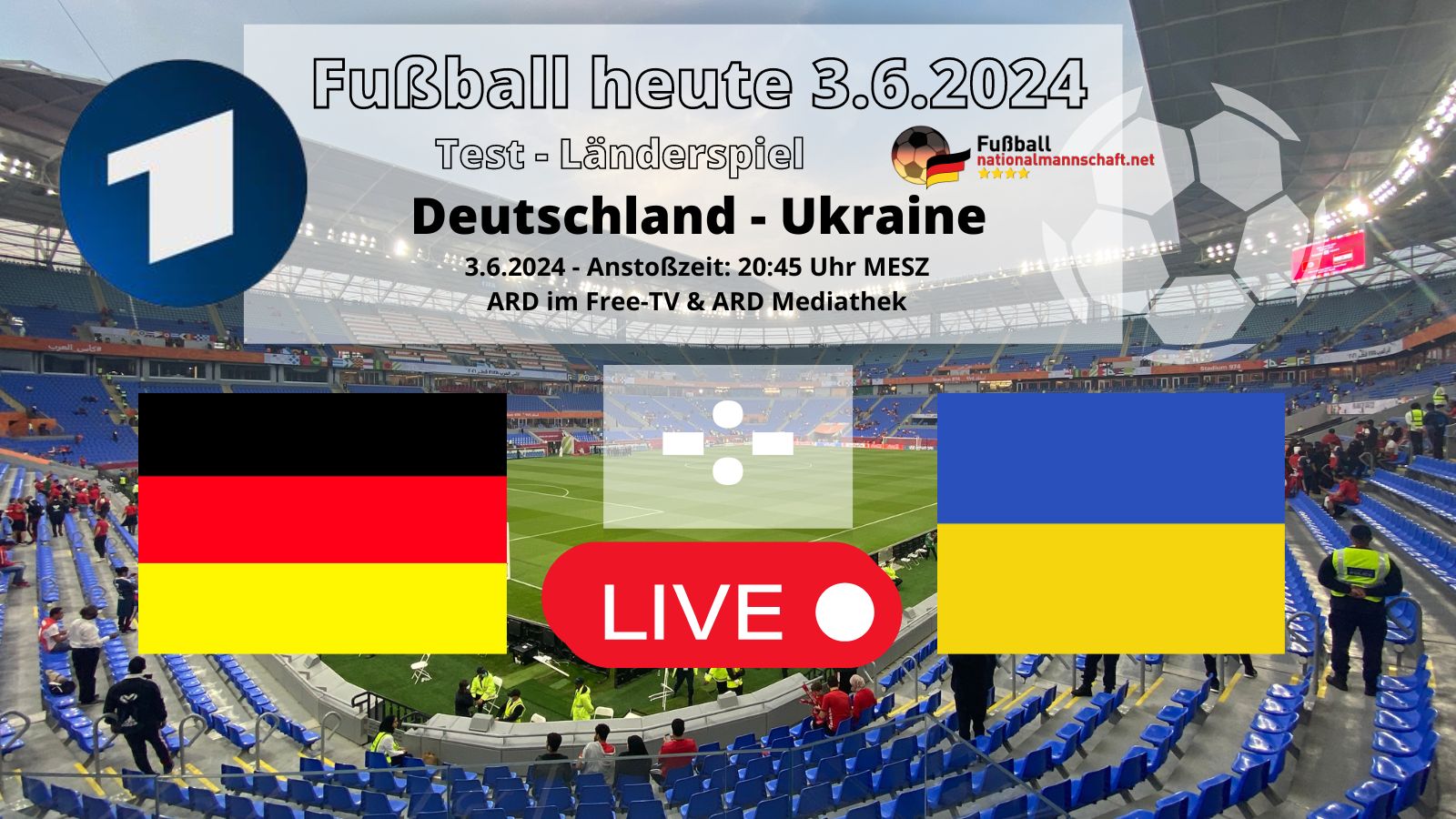 Naächstes DFB Länderspiel Deutschland - Ukraine