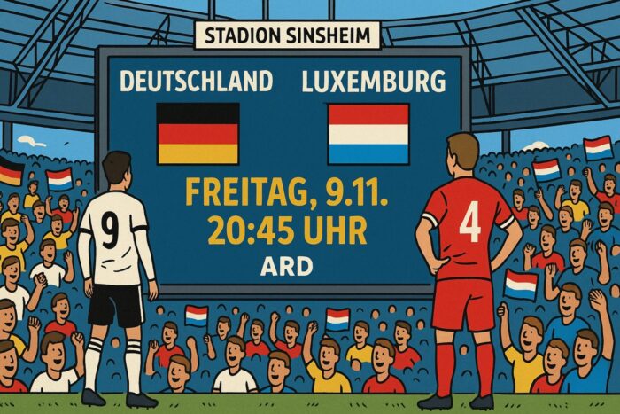 Länderspiel Deutschland gegen Luxemburg