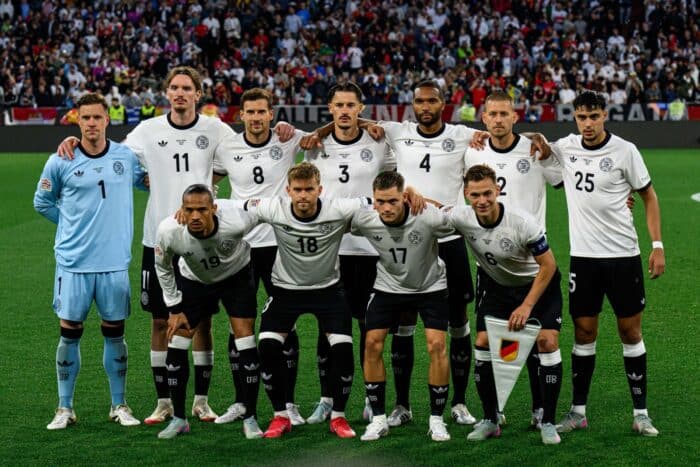 Die deutsche Fußballnationalmannschaft im Juni 2025 gegen Portugal in der UEFA Nations League (Foto Depositphotos.com)
