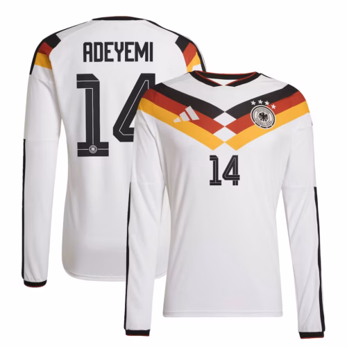 Im November 2025 trägt das DFB Trikot 2026 Karim Adeyemi die Rückennummer 14.
