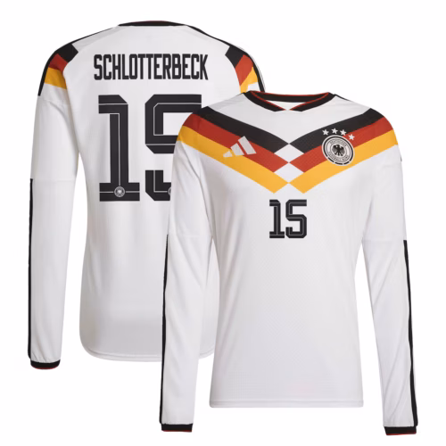 Im November 2025 trägt das DFB Trikot 2026 Nico Schlotterbeck die Rückennummer 15.