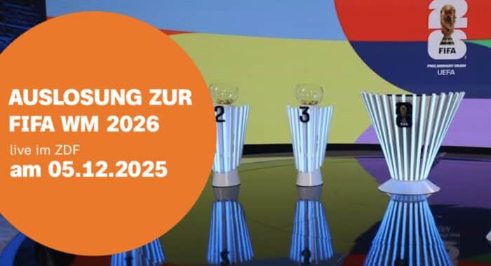 FIFA WM 2026: Gruppenauslosung bei "sportstudio live" im ZDF