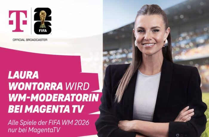 Laura Wontorra ergänzt das Moderatorenteam auf MagentaTV während der WM 2026