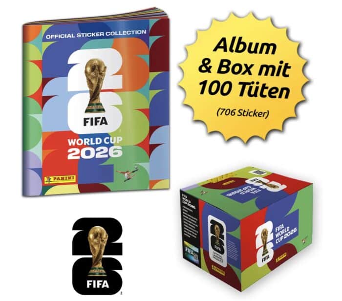 Panini WM 2026 mit 1007 Sticker