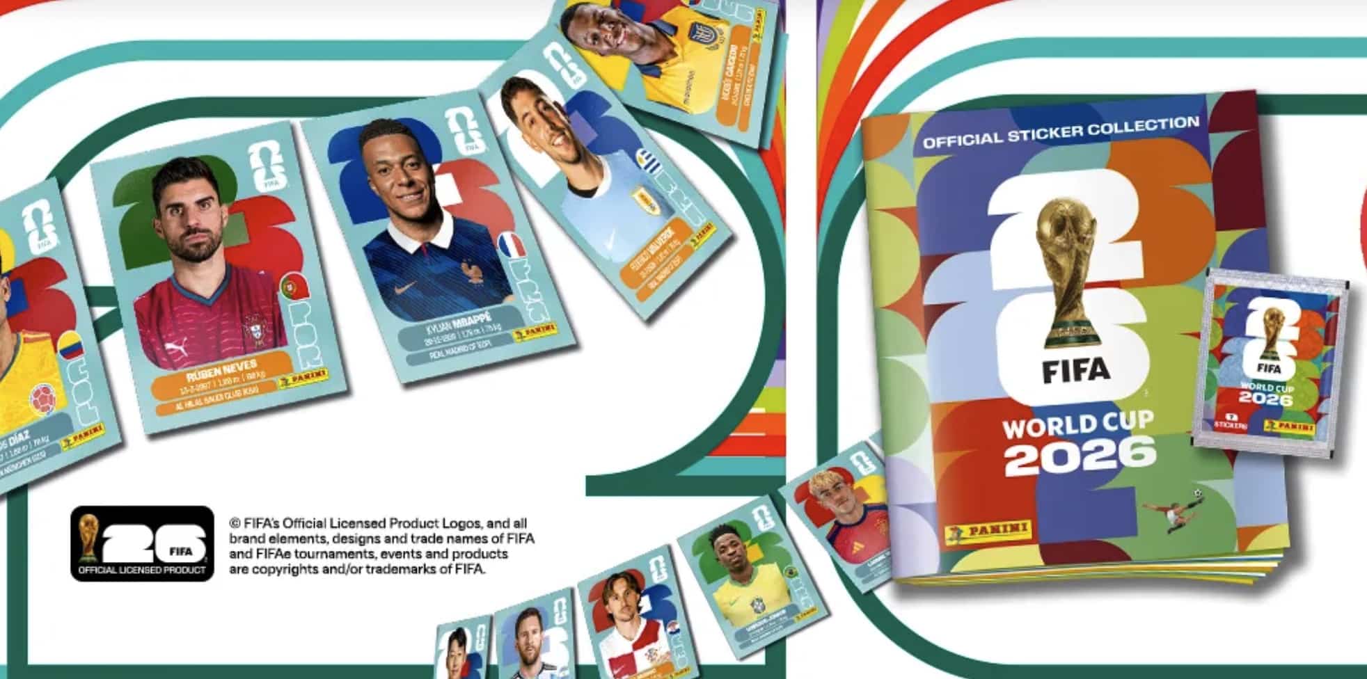 Panini WM 2026 mit 1007 Sticker
