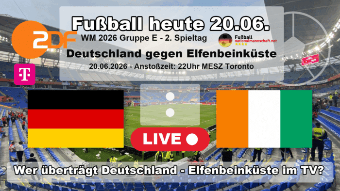 Wer überträgt Deutschland gegen Elfenbeinküste bei der WM 2026?