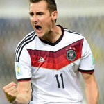 Miroslav Klose beim Torjubel gegen Ghana in der WM 2014 Vorrunde (AFP-PHOTO-JAVIER-SORIANO)